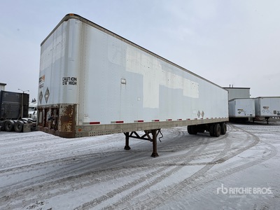 1986 Frehauf 48 ft x 102 in T/A Remolque de furgoneta