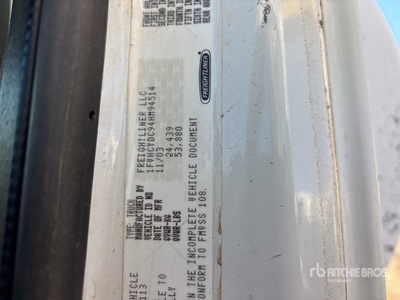 2004 Freightliner M2 106 4000 gal 6x4 Water Truck