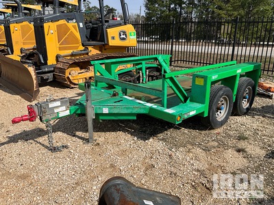 2015 JLG 7610 8 ft T/A Ground Load Trailer