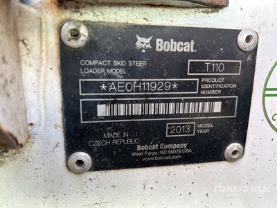 2013 Bobcat T110 Oruga cargadora compacta