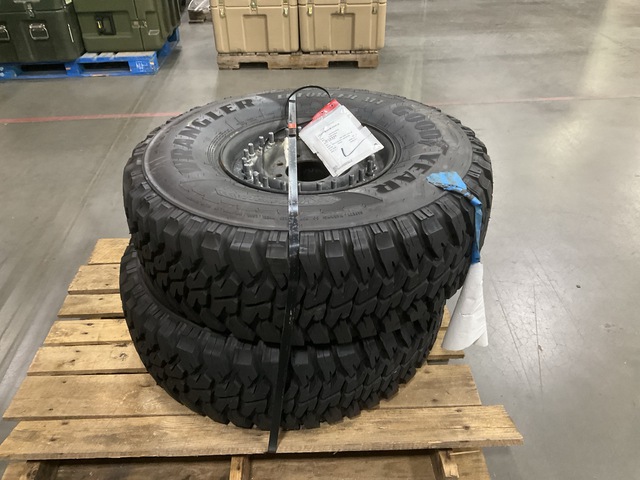(2) Goodyear 37x12.50R16.5LT Tires w/Wheels