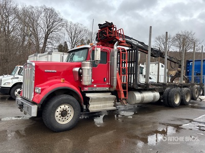 2017 Kenworth W900L 8x4 Log Truck (Inoperable)