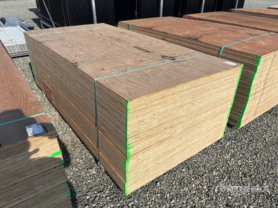 Quantity of (50) 5/8 in x 4 ft x 8 ft CSP/DFP No Stamp Sperrholz (Unused)