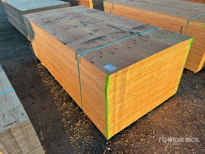 Quantity of (50) 5/8 in 合板 (Unused)