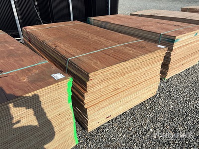 Quantity of (40) 3/4 in x 4 ft x 8 ft CSP/DFP Tongue & Groove No Stamp Sperrholz (Unused)