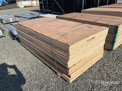 Quantity of (40) 3/4 in 4x8 CSP/DFP Tongue & Groove No Stamp Sperrholz (Unused)