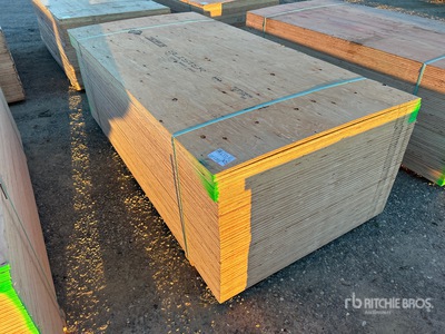 Quantity of (50) 5/8 in 合板 (Unused)