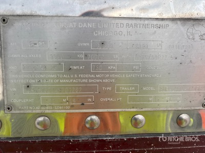 2010 Great Dane 53 ft T/A Remorque frigorifique