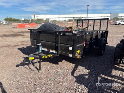 2026 Big Tex 35SV-12BK 12 ft S/A Remorque à Benne Utilitaire