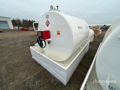 2025 AM Tank 2300N 2376 gal Skid Mounted Steel Fuel Tank