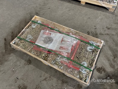 Quantity of (5) 2026 Suihe BC-9200 9200 lb Ratchet Binders & (10) 20 ft Chains (Unused)