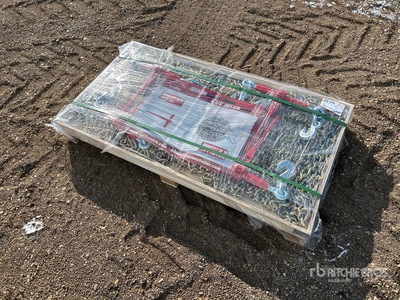 2026 Suihe BC-9200 Quantity Of (5) 9200 lb Ratchet Binders & (10) 20 ft Chains (Unused)