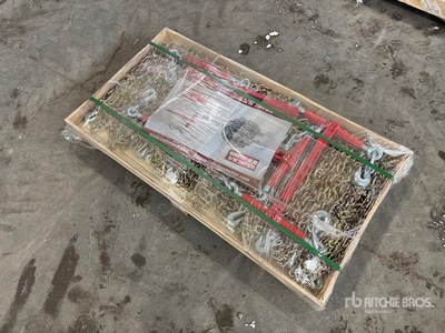 Quantity of (5) 2026 Suihe BC-5400 5400 lb Ratchet Binders & (10) 20 ft Chains (Unused)