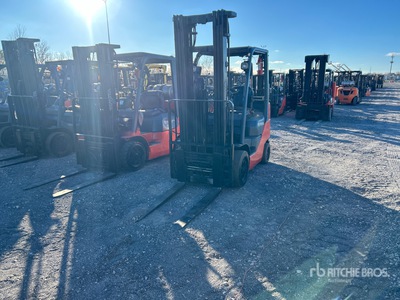 2018 Toyota 8FGCU25 3700 lb Cushion Tire Forklift