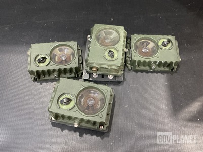 (4) Harris RF-7800I-SA100 Amplified Speakers