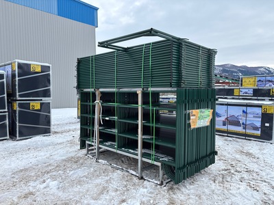 Quantity of (56) 2026 Suihe NP10-54-2 10 ft Powder Coated Livestock Panel (Unused)