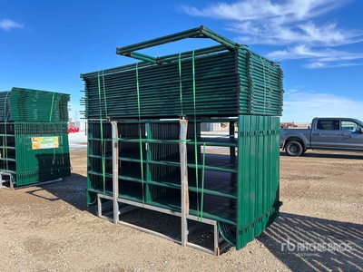 Quantity of (56) 2026 Suihe NP10-54-2 10 ft Powder Coated Livestock Panel (Unused)