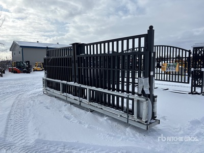 Quantity of (3) 2026 Suihe NFG-20FC-3 20 ft Farm Metal Driveway Gate (Unused)