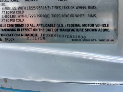 2007 Ford E-450 4x2 Camion fourgon