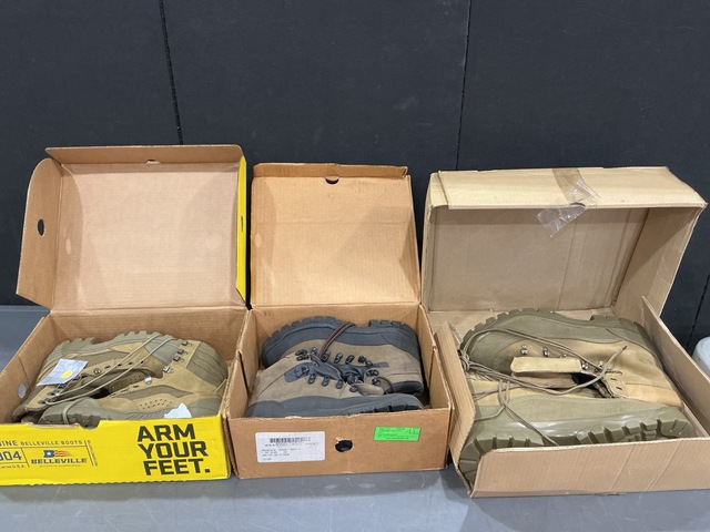 (23) Pairs of Men's Boots & (1) Pairs of Combat Boots