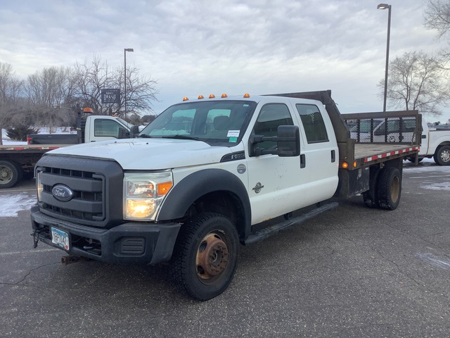 2013 Ford F-550 XL 4x4 Crew Cab Flatbed Truck