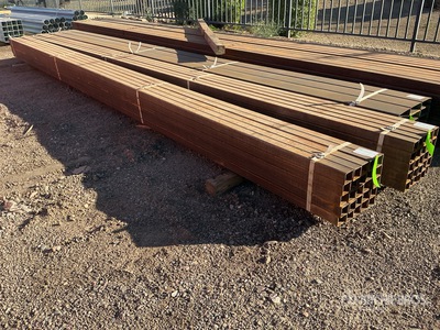 Quantity of (25) 2-1/4" SQ. BLK. SCH 10 21' LONG Pipe (Unused)