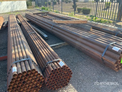 Quantity of (61) 15/8 in OD SCH 40 x 21 ft Pipe (Unused)