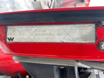 2016 Western Star 4900SA Tracteur Routier Couchette (Inoperable)