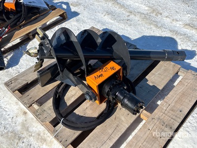 2025 Wolverine MAD-12-12D Mini Skid Steer Auger (Unused)