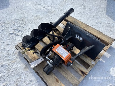 2025 Wolverine MAD-12-12D Mini Skid Steer Auger (Unused)