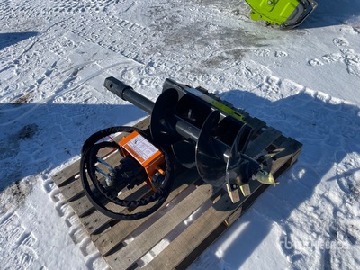 2025 Wolverine MAD-12-12D 12 in Mini Skid Steer Auger (Unused)