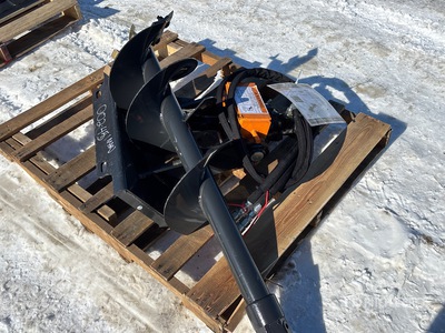 2025 Wolverine MAD-12-12D Mini Skid Steer Auger (Unused)