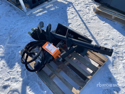 2025 Wolverine MAD-12-12D 12 in Mini Skid Steer Auger (Unused)
