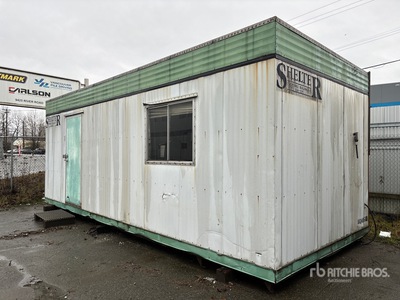1989 Shelter 24 ft x 10 ft Frameless Transportierbare Büros