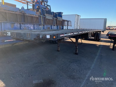 2001 Wanco FLFFFST 45 ft T/A Flatbed Trailer