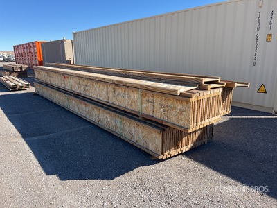 Quantity of (55) 2 1/4 in x 16 in x 23 ft I Joist その他 - 店舗 & 倉庫