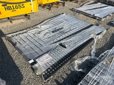 2026 SUNTOP S0720-1 20 ft Wrought Iron Bi-Parting Oprit Poort (Unused)