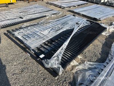 2026 SUNTOP S0720-1 20 ft Wrought Iron Bi-Parting Oprit Poort (Unused)