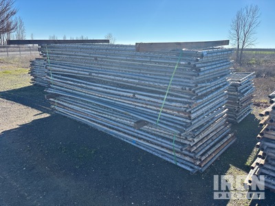 Quantity of (75) 12 ft x 4 ft Galvanized Fencing