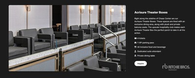 Golden State Warriors Suite Experience