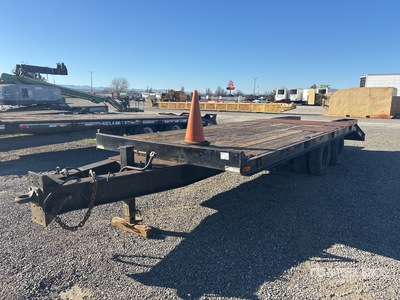 1989 Trail King 20t 24 ft T/A Equipment Trailer