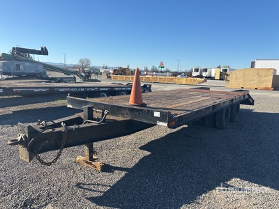 1989 Trail King 24 ft T/A Remorque pour équipement