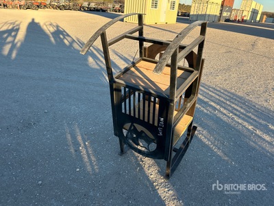 Quantity of (2) Big Daddy Metal Wildlife Rocking Chairs (Unused)