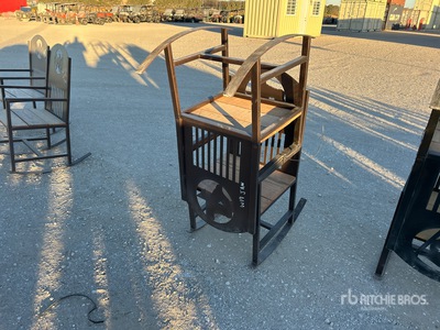 Quantity of (2) Big Daddy Metal Wildlife Rocking Chairs (Unused)