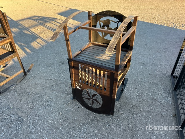 Quantity of (2) Big Daddy Metal Wildlife Rocking Chairs (Unused ...