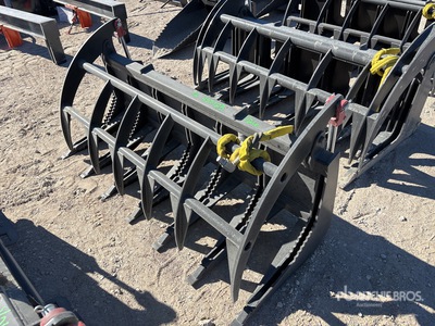All-Star 72 in E-Series Skid Steer Root Rake (Unused)