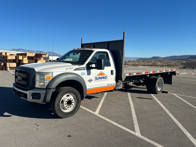 2016 Ford F-550 B20 4x2 Flatbed Dump Truck