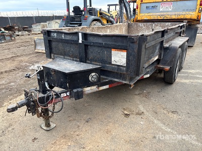 2014 Carry-On 12 ft 3 in T/A Tipping Utility Trailer