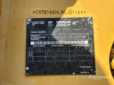 2001 Cat 160H Motor Grader
