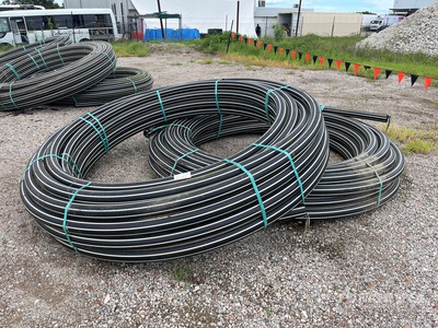Quantity of (2) Vinidex Recyclable PE 100mm Sewage Pipe